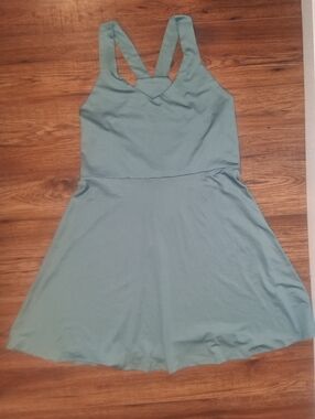 AMAZON Lightweight Summer Swing Dress- Teal